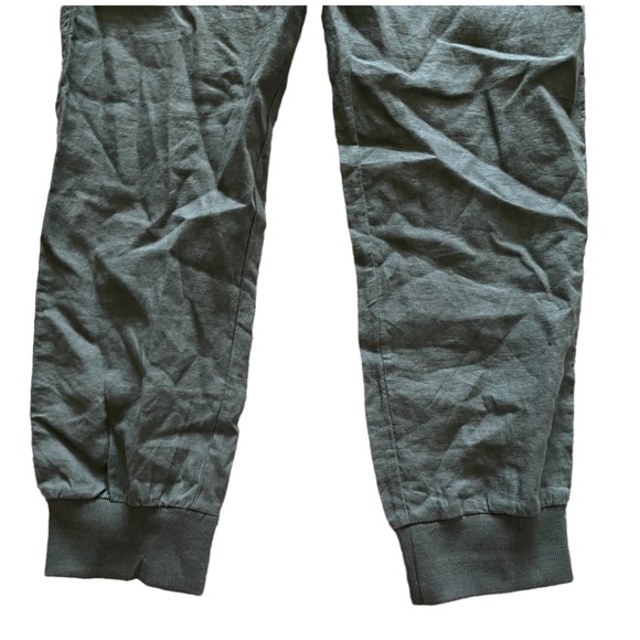 Caslon Women’s 100% Linen Olive Green Lightweight Elastic Waist Joggers - SP - Picture 6 of 14